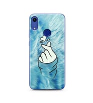 Parmak Tasarım Süper Şeffaf Silikon Telefon Kılıfı Huawei Honor 8A 