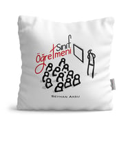 BK Gift Kişiye Özel Sınıf Öğretmeni  Yastık  2