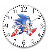 Sonic Film   Duvar    Saati    Bombeli Gercek Cam