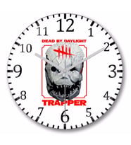 Dead By  Daylight Trapper  Duvar Saati Bombeli Gercek Cam