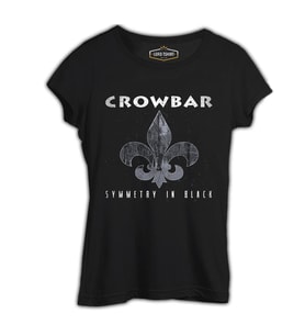 Crowbar - Symmetry in Black Siyah Kadın Tshirt