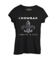 Crowbar - Symmetry in Black Siyah Kadın Tshirt