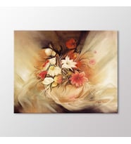 Arty Tablo Soyut Çiçekler Tablo (Karışık)