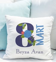 Kişiye Özel 8 Mart Dünya Kadınlar Günü Yastığı