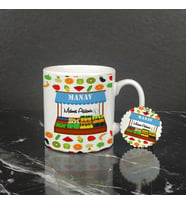 Manav Kupa Bardak ve Anahtarlık Set