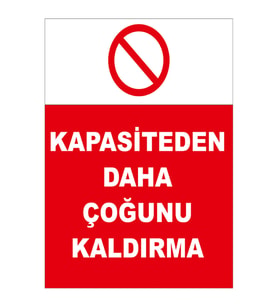 MIGNATIS - Kapasiteden Daha Çoğunu Kaldırma Levhası - Sac Malzeme 35x50cm
