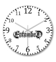 Entombed Duvar  Saati Bombeli Gercek Cam