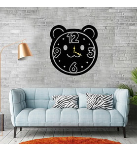 Panda Temalı Duvar Saati