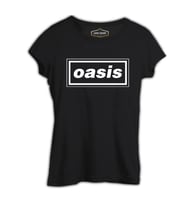Oasis Siyah Kadın Tshirt