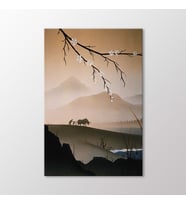Arty Tablo Tarla Süren Çiftçi Tablo (Karışık)