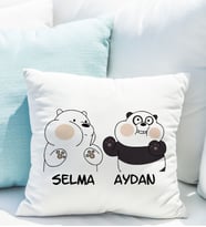 We Bare Bears Yastığı Kişiye Özel