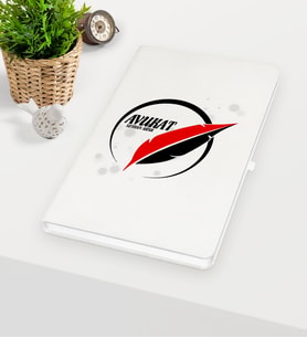 BK Gift Kişiye Özel Avukat Temalı Beyaz Defter - 13