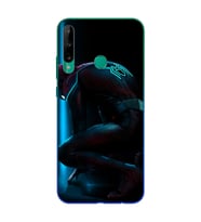 Örümcek Adam Tasarım Süper Şeffaf Silikon Telefon Kılıfı Huawei P40 Lite E