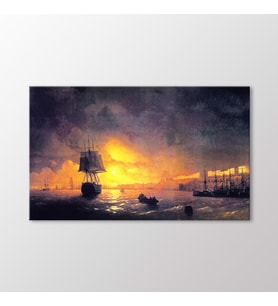 Arty Tablo Ayışıklı Akşamda Odessa Görünümü, 1846 Tablo (Karışık)