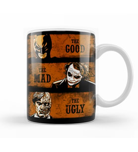 The Good The Mad The Ugly Batman Ve Joker Kupa Bardak Porselen
