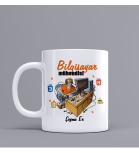Kişiye Özel Bilgisayar MühendisiTemalı Kupa Bardak Z37