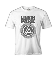Linkin Park - Logo 2 Beyaz Erkek Tshirt