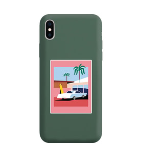 Koyu Yeşil Lansman Telefon Kılıfı Iphone Xs Max