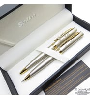 Scrikss 38 Saten Altın Tükenmez Kalem + Versatil Kalem Set  Scrikss Kalem  İsme Özel Kalem  Hediyelik Kalem