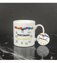 Tercüman Kupa Bardak ve Anahtarlık Set 002