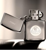 BK Gift Kişiye Özel Lotus Benzinli Gümüş Gri Metal Çakmak