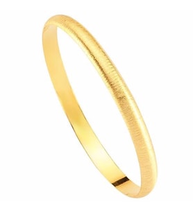 Hediyelik Bilezik 4,50 Gram Simli Model 14 Ayar Altın