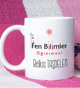 Fen Bilimleri Öğretmeni Kupa Bardak