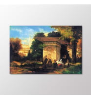 Arty Tablo İstanbul'da Bir Çeşme 1845 Tablo (Karışık)