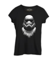 Star Wars - Storm Trooper Siyah Bayan Tshirt