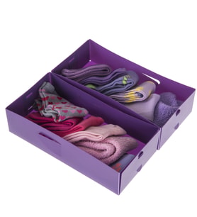 Çekmece İçi 2 Li Kutu Set Çorapesya Düzenleyici Y10-052F2