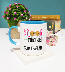 Biyoloji Mühendisi Kupa Bardak Mavi