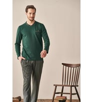 Feyza 3974 Erkek Pijama Takımı (Bordo)