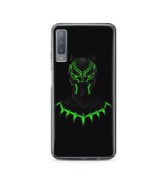 Black Panter Tasarım Süper Şeffaf Silikon Telefon Kılıfı Samsung A7 (2017)