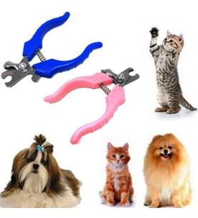 Kedi Köpek Evcil Hayvan Yaylı Tırnak Düzeltme Makası Aleti Makas Mavi