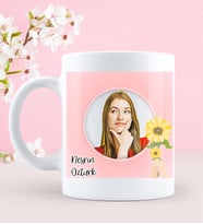 BK Gift Kişiye Özel Karikatürlü Kupa Bardak-1 (Beyaz)