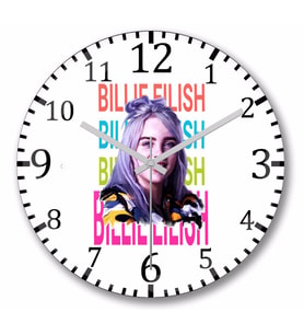 Billie Eilish  Duvar Saati  Bombeli  Gercek Cam