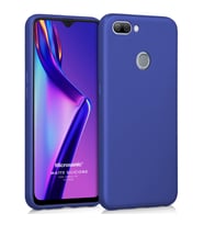 Microsonic Matte Silicone Oppo F9 / F9 Pro Kılıf Lacivert