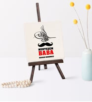 Babalar Gününe Özel Muhteşem Baba Şovaleli Doğal Taş  1