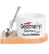 Geometri Öğretmeni  FİNCAN Seti (Beyaz)