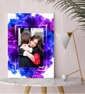 BK Gift Kişiye Özel Fotoğraflı Sanatsal Kanvas Tablo 5  (30x50cm.)