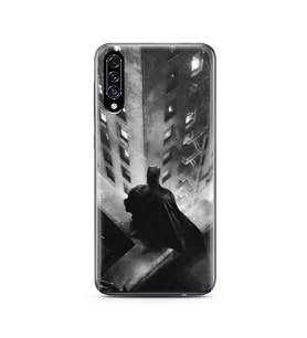Batman Tasarım Süper Şeffaf Silikon Telefon Kılıfı Samsung A30s