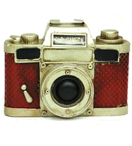 Dekoratif Metal Fotoğraf Makinesi