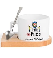 Trafik Polisi  FİNCAN Seti (Beyaz)