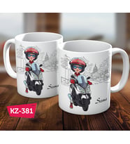Kişiye Özel İsimli Motor Hediye Kupa Bardak