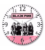 Blackpink  1    Duvar Saati Bombeli Gercek Cam