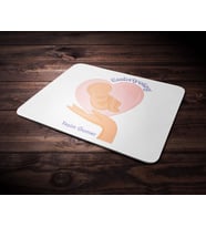 Kişiye Özel Doğum Uzmanı Tasarımlı Mouse Pad (Renksiz)