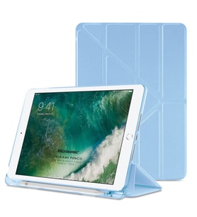 Microsonic Apple iPad 9.7 2017 Kılıf (A1822-A1823) Origami Pencil Mavi