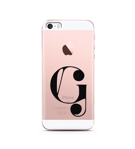 Iphone 5 Harf Tasarımlı Telefon Kılıfı G-Harfi 