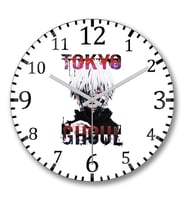 Tokyo Ghoul Duvar Saati Bombeli Gercek Cam
