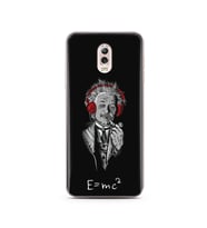 Einstein Tasarım Süper Şeffaf Silikon Telefon Kılıfı Samsung C8 